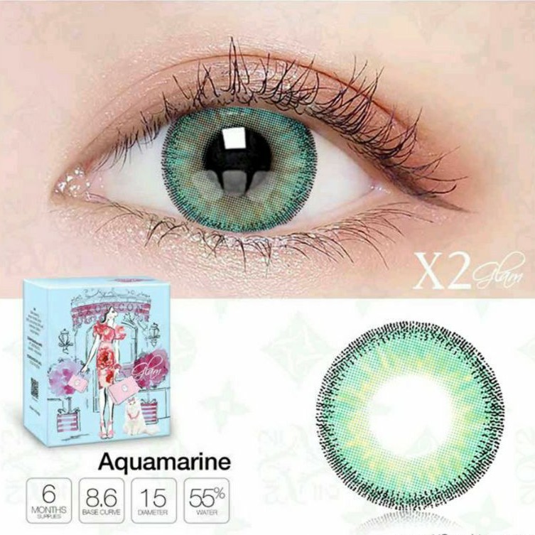 Ốp Điện Thoại Mềm Họa Tiết Aquamarine Màu Xanh Dương 15 mm X2 Glam