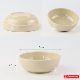 Chén Cơm Màu Nâu Melamine Srithai Superware Thái Lan Cao Cấp