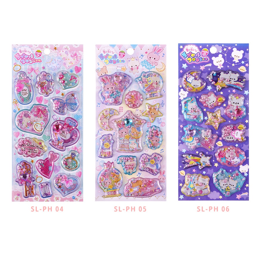 Miếng Dán Trang Trí Sổ Tay/Nhật Ký Hình Chú Thỏ 3D Dễ Thương Diy