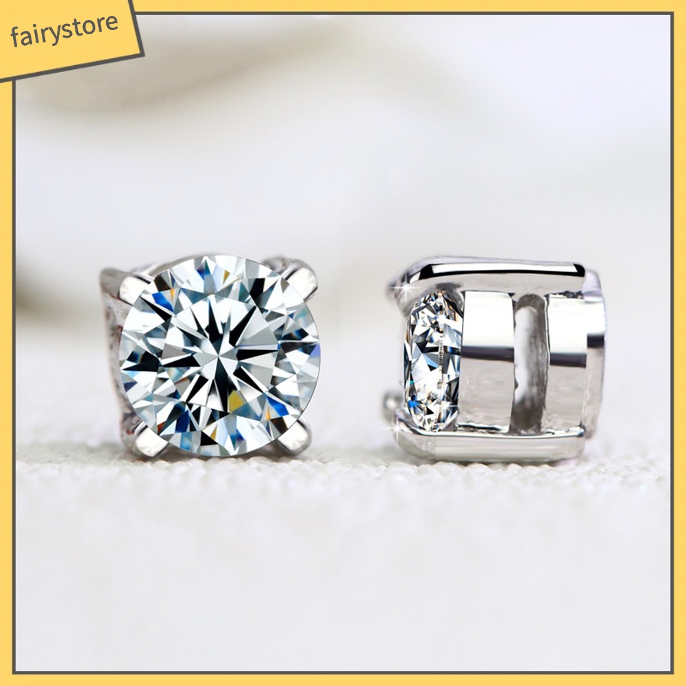 Bông Tai Nam Châm Đính Đá Cho Nam Và Nữ