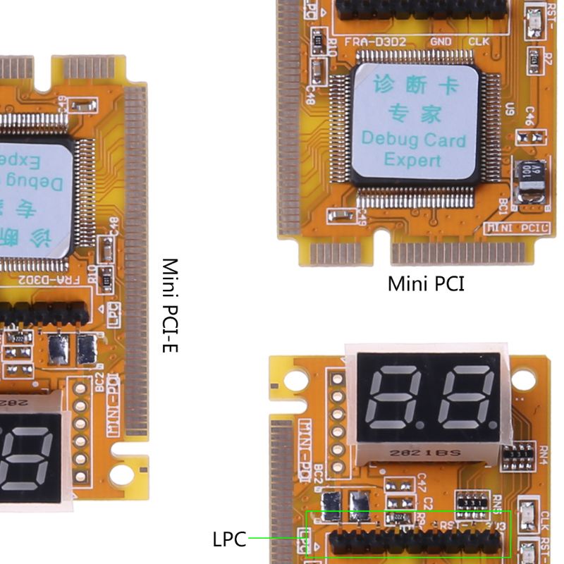 Thẻ Phân Tích PCI PCI-E 3 Trong 1 Đa Năng Dành Cho Máy Tính