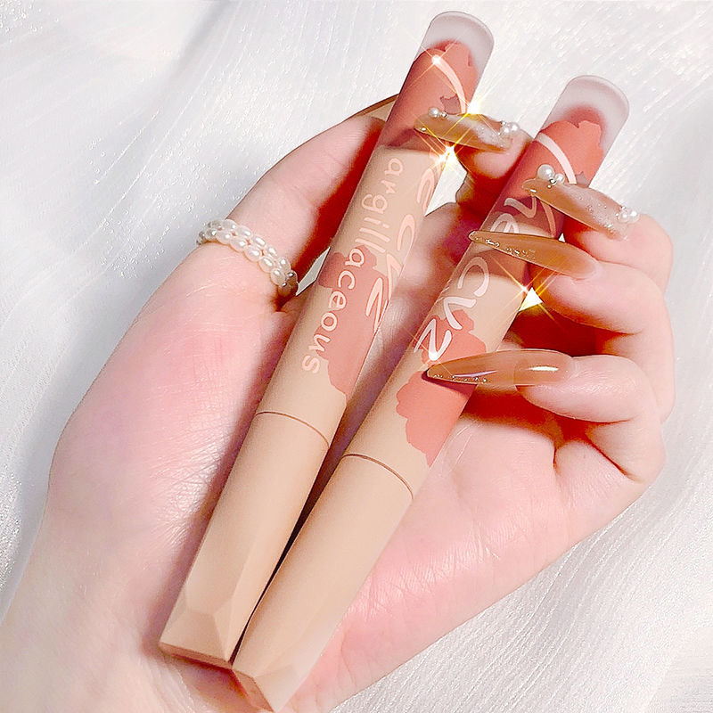 [Hàng mới về] Son Kem Lì CVZ Mịn Mượt Như Nhung Thiết Kế Vỏ Ngoài Hình Phô Mai Độc Đáo