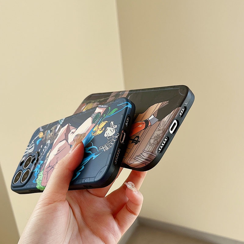 Ốp Điện Thoại Mềm In Hình One Piece Cho iPhone 14 13 11 12 Pro Max Xs Max XR