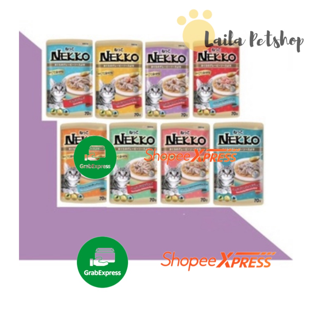 Pate mèo Nekko nhập Thái Lan  gói 70 gram ❤ FREESHIP ❤
