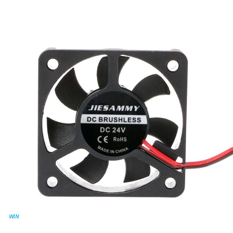 Quạt Tản Nhiệt Mini 50mm X 50mm X 10mm Dc 24v 2pin 7 Cánh 5010
