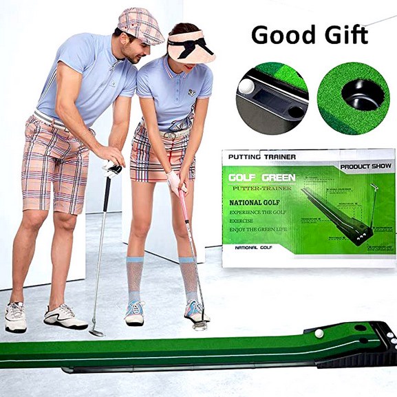 New 2022 - FULL Bộ tập cơ bản cho người chơi GOLF (COMBO 02 sản phẩm Thảm PUTT + Gậy GOLF) - Hàng nhập khẩu loại 1