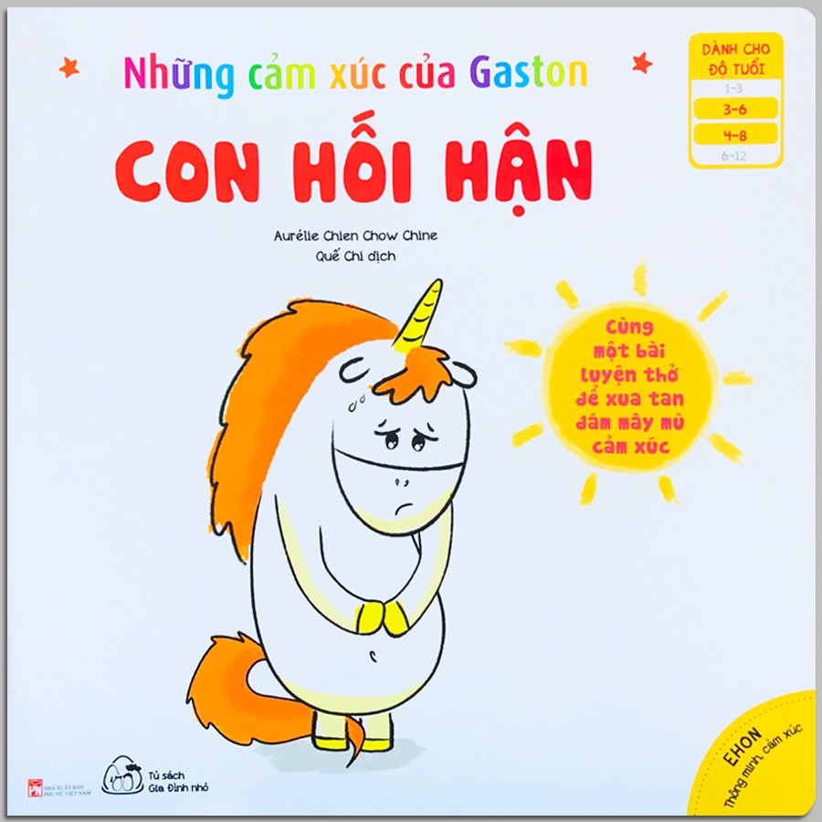 Sách - Ehon Thông Minh, Cảm Xúc - Những Cảm Xúc Của Gaston - Con Hối Hận (3-8 tuổi)