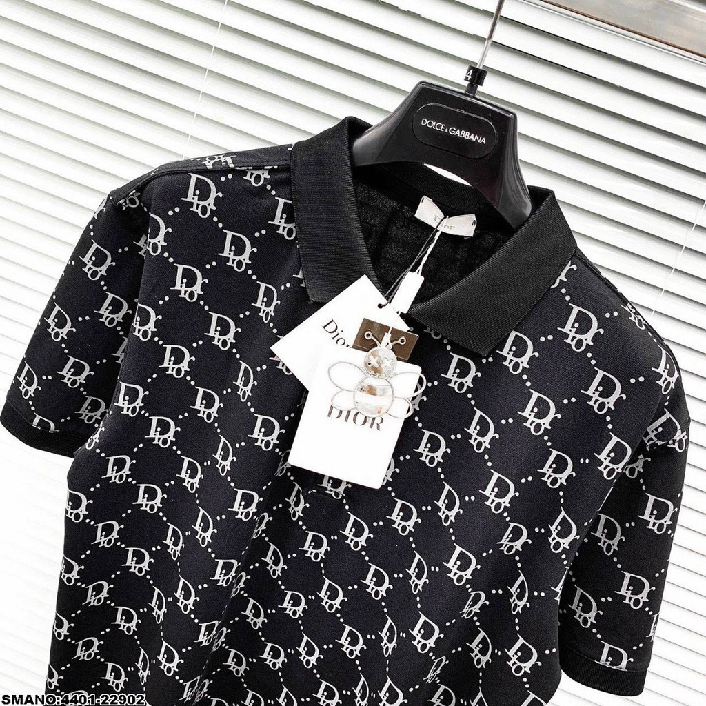 Áo polo nam 3D - Aó Dior nam cao cấp phong cách hàn quốc, sang trong