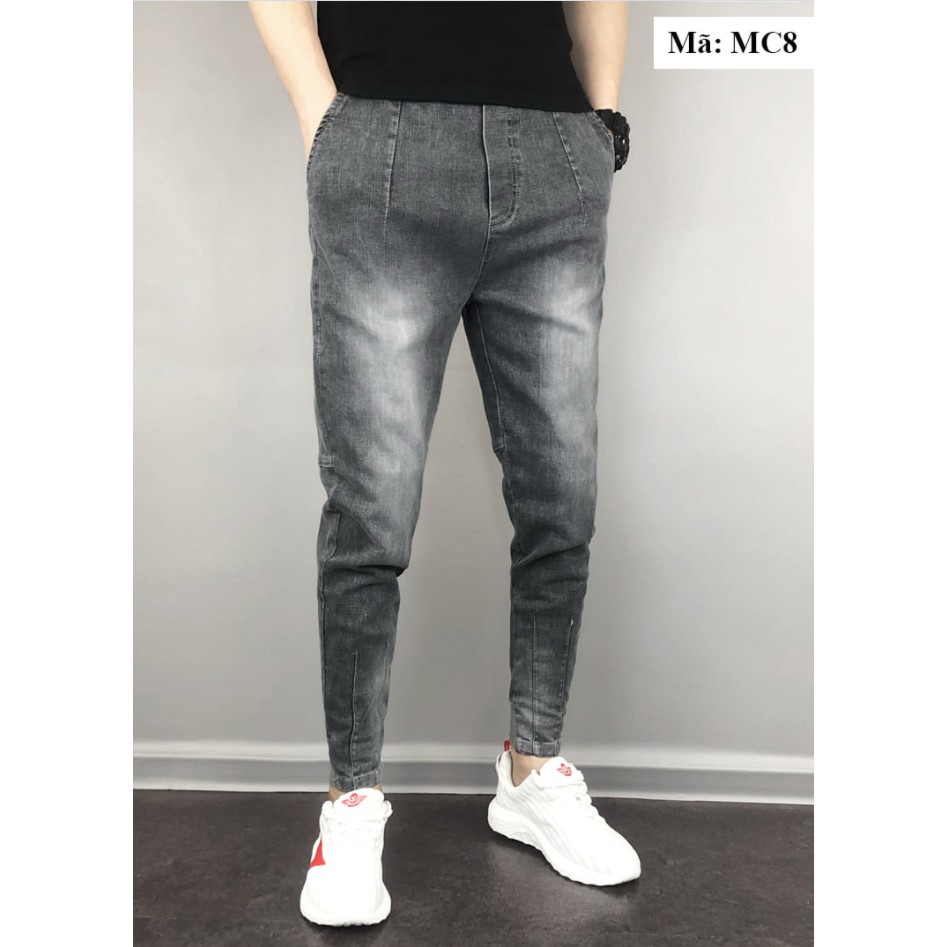 Quần jeans bo gấu xám  hot trend năm 2021 - MC8