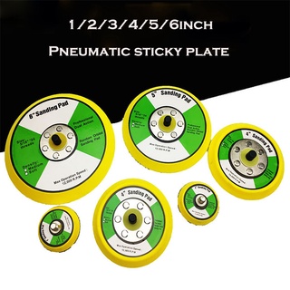 1 cái Đánh bóng Đĩa nhám Khí nén Tự kết dính Chén hút Đĩa dính Đĩa 1-6 inch Máy hút giấy nhám cho máy mài điện