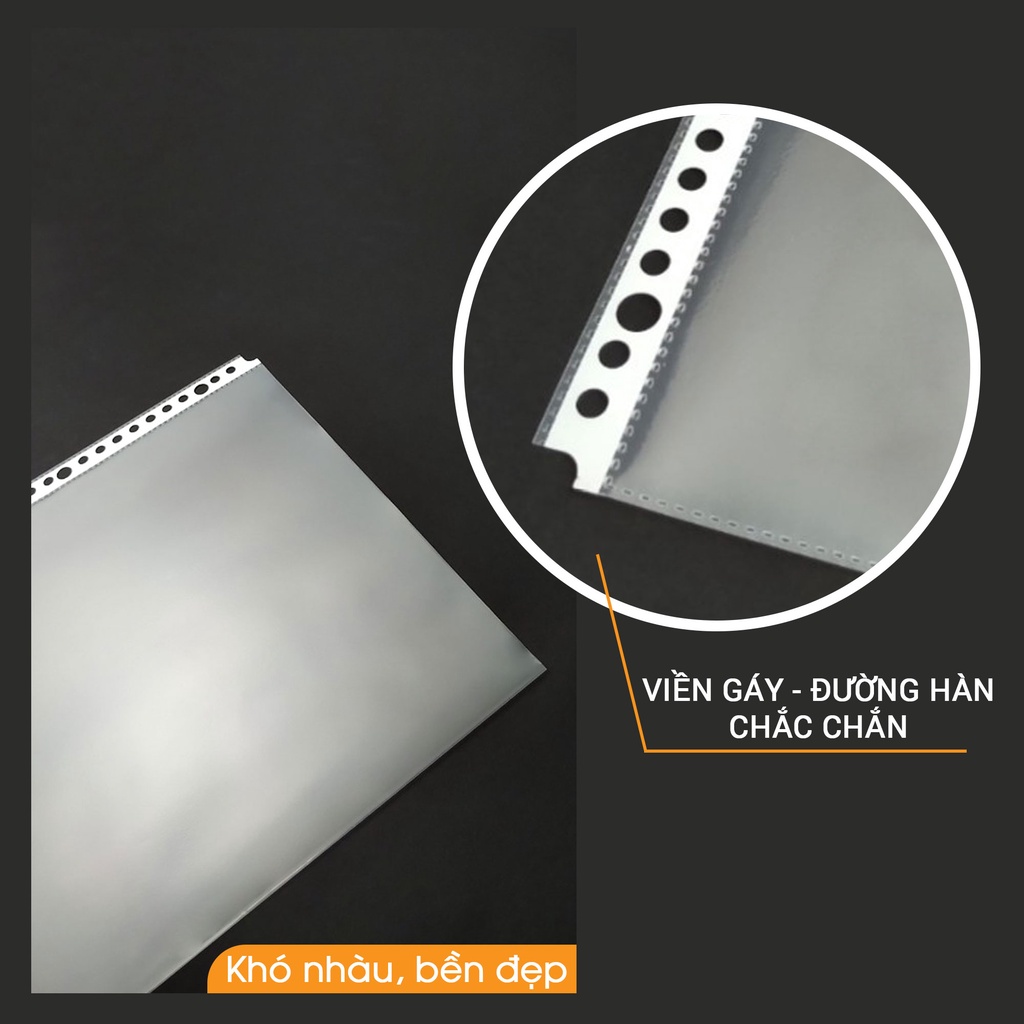 Bìa Lỗ  A4, AO+, Dày 0.06 mm, 30 lỗ