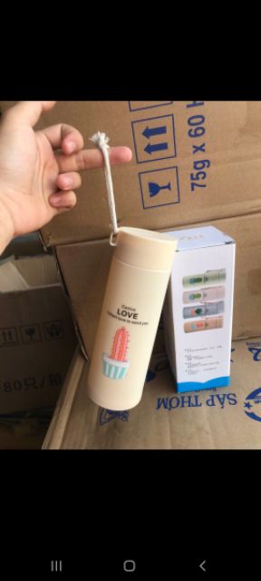 Bình nước in hình xương rồng nhiều màu | BigBuy360 - bigbuy360.vn