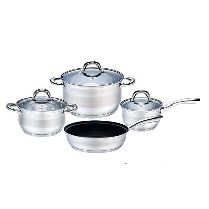 Bộ nồi Faster Luxury- Nắp kính siêu sang trọng- Inox 304 cao cấp -3 nồi (16,20,24 cm) + chảo 24cm- cam kết chính hãng