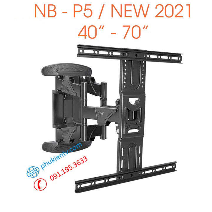 Giá treo tivi xoay đa năng NB P5 - NB P6 32 - 60 / 40 - 70 inch / 45 - 75 Inch - Khung treo tivi 6 cánh tay chịu lực