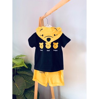 Bộ sét 3 gấu pooh size 6m-9m