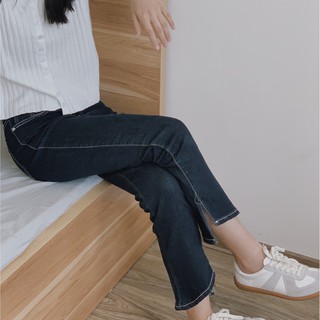 SKINNY JEANS GẤU CHÉO 8290