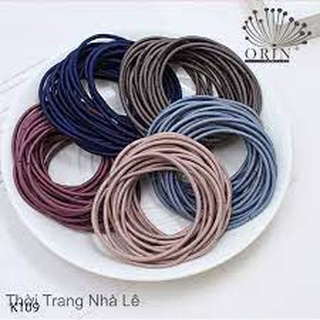 Quà tặng dây chun cột tóc màu ngẫu nhiên tông đơ