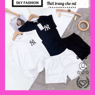 ✅ Set đồ bộ cotton thể thao thêu logo, cá tính, phối đồ mặc ở nhà hay đi chơi đều được