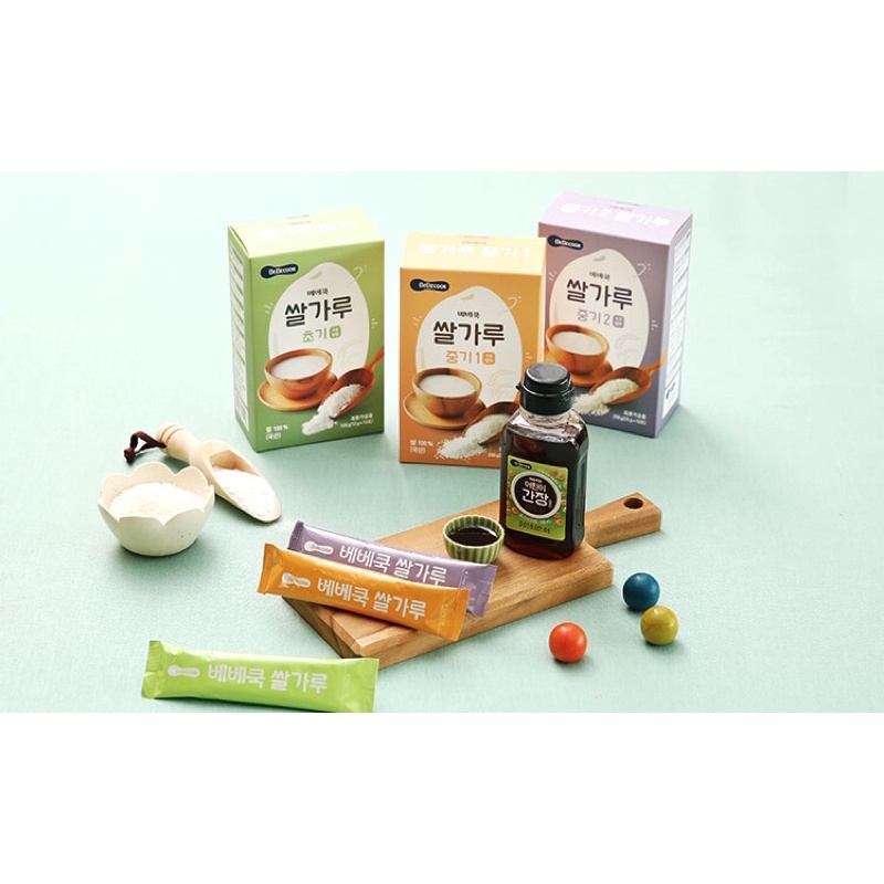 Bột gạo ăn dặm Hàn Quốc Bebecook