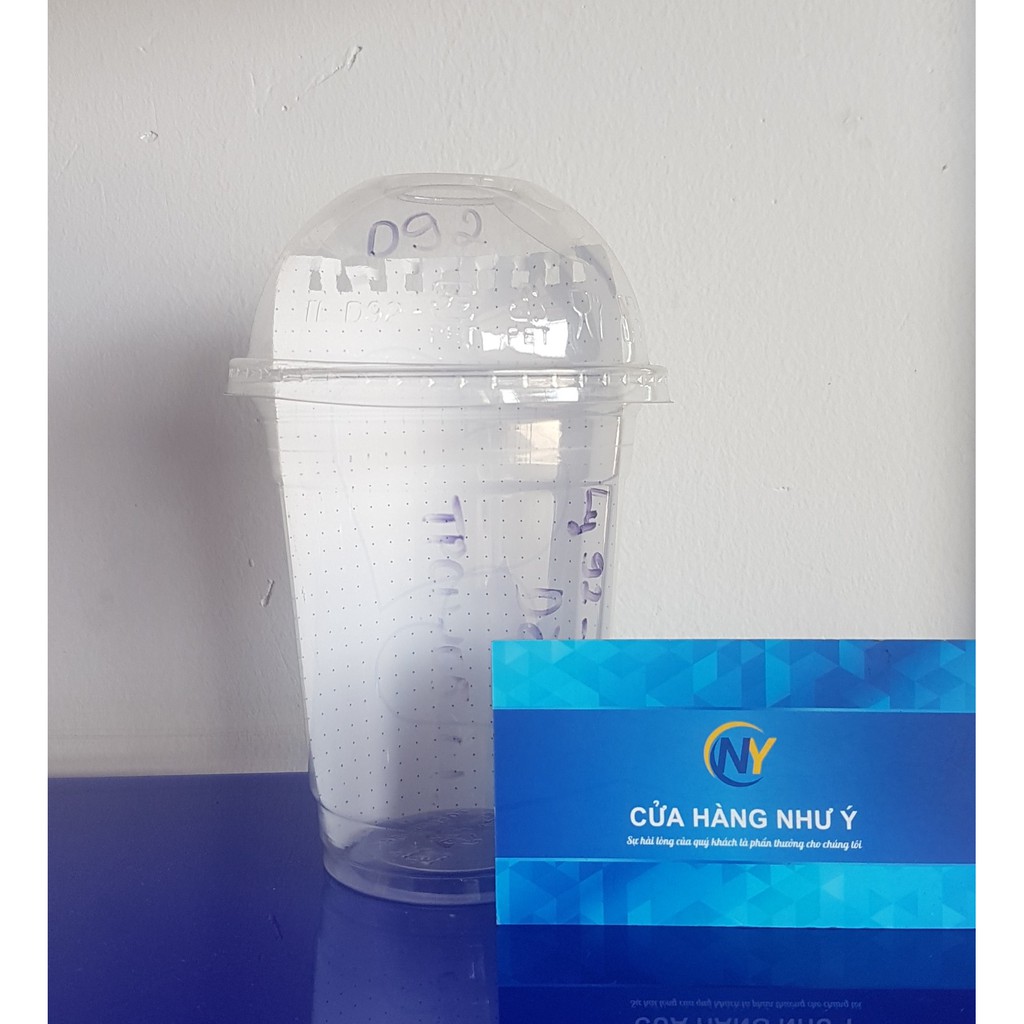 Combo 50 Ly nhựa + Nắp D92 -360ml Dày