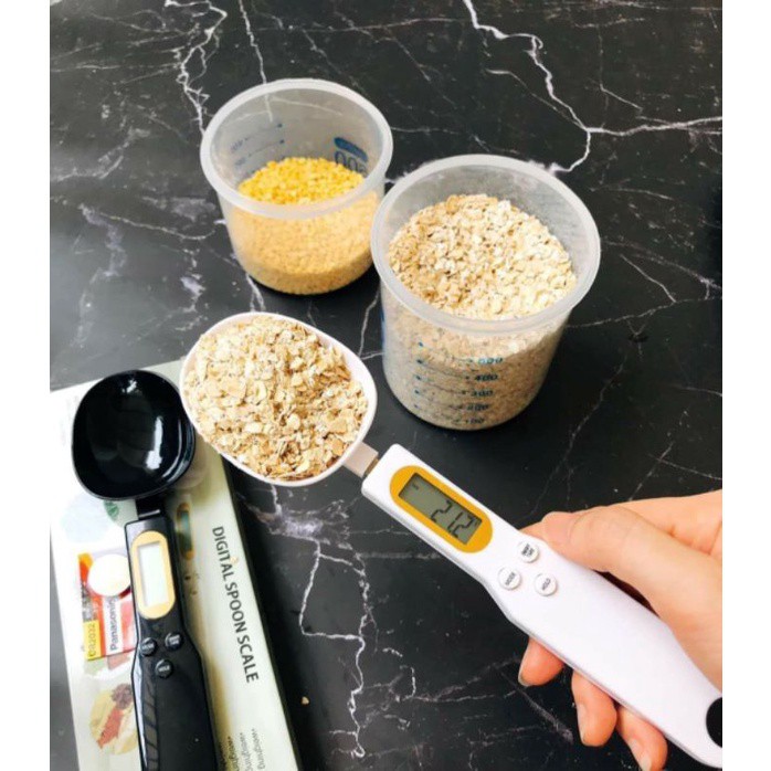 Cân Điện Tử Tiểu Ly Dạng Thìa Muỗng 500gr Đo Gia Vị Thức Ăn Cho Bé Chính Xác