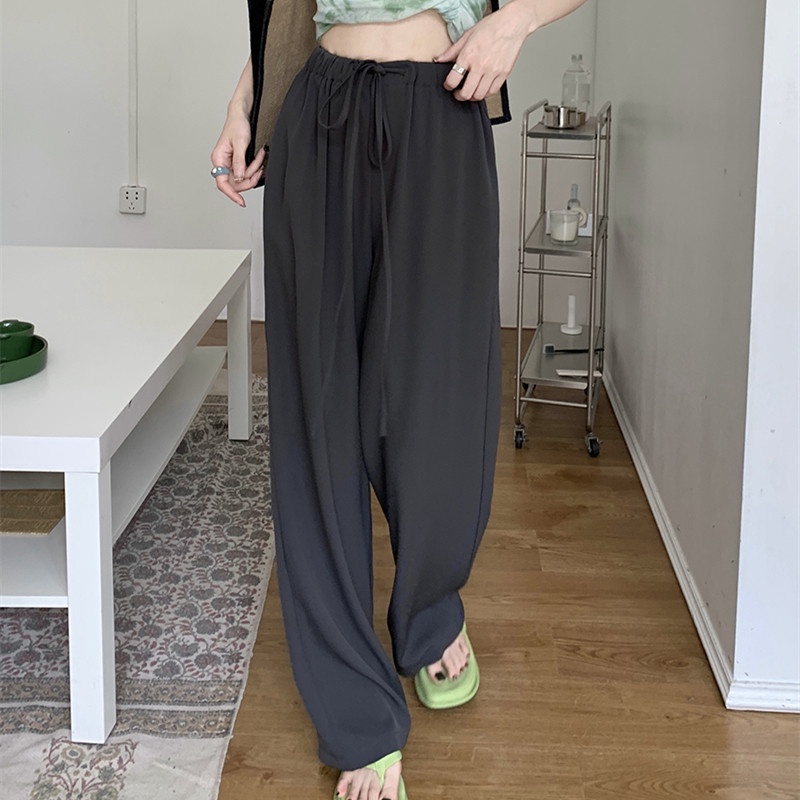 Quần ỐNg RộNg Lưng Cao ThờI Trang Cho Nữ