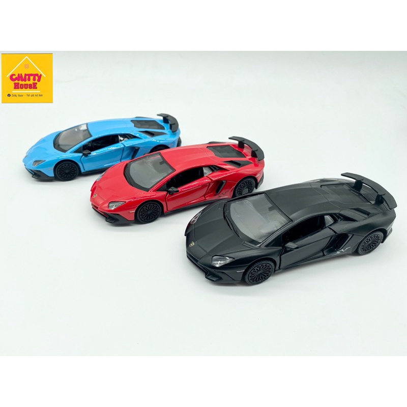 Mô Hình xe Lamborghini Aventador LP750 tỷ lệ 1:36 mở được 2 cửa dùng trang trí bàn làm việc, đồ chơi