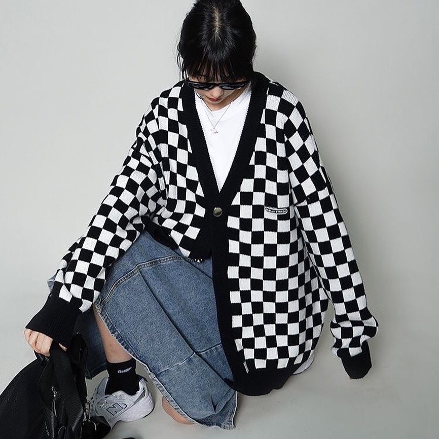 Áo CARDIGAN kẻ caro nhiều màu  nam nữ