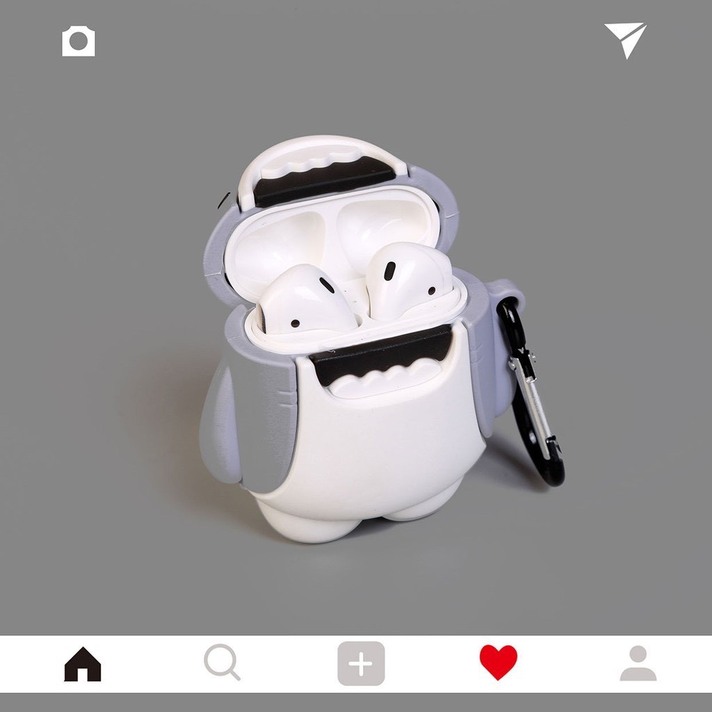 [Quà tặng ý nghĩa] Ốp Airpods cá mập baby shark Vỏ Bao Airpods 1/2/PRO - Case Đựng Tai Nghe không dây i11, i12, i13