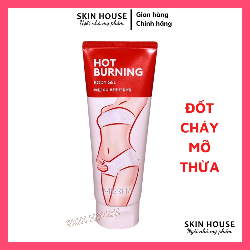 HÀNG CHÍNH HÃNG - Kem Tan Mỡ Bụng Missha Hot Burning Perfect Body Gel 200ml