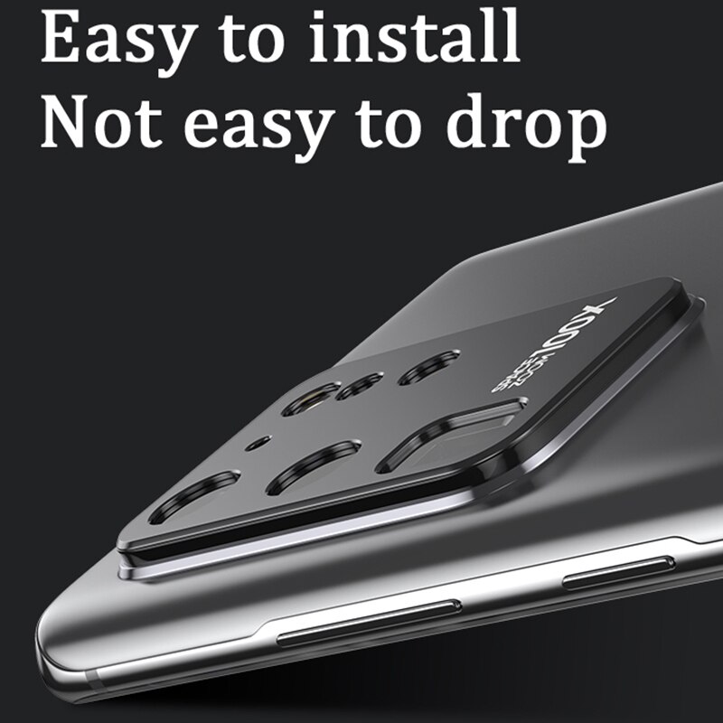 for Samsung  Note 20 Ultra Camera Lens Metal Ring Case Back Camera Screen Protector Cover + Back Film