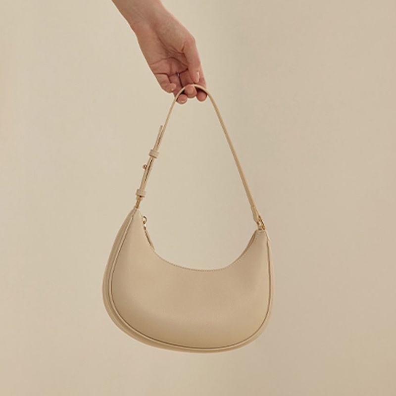 Túi Xách Kẹp Nách Hình Bán Nguyệt Dễ Thương Xinh Xắn Cho Nữ