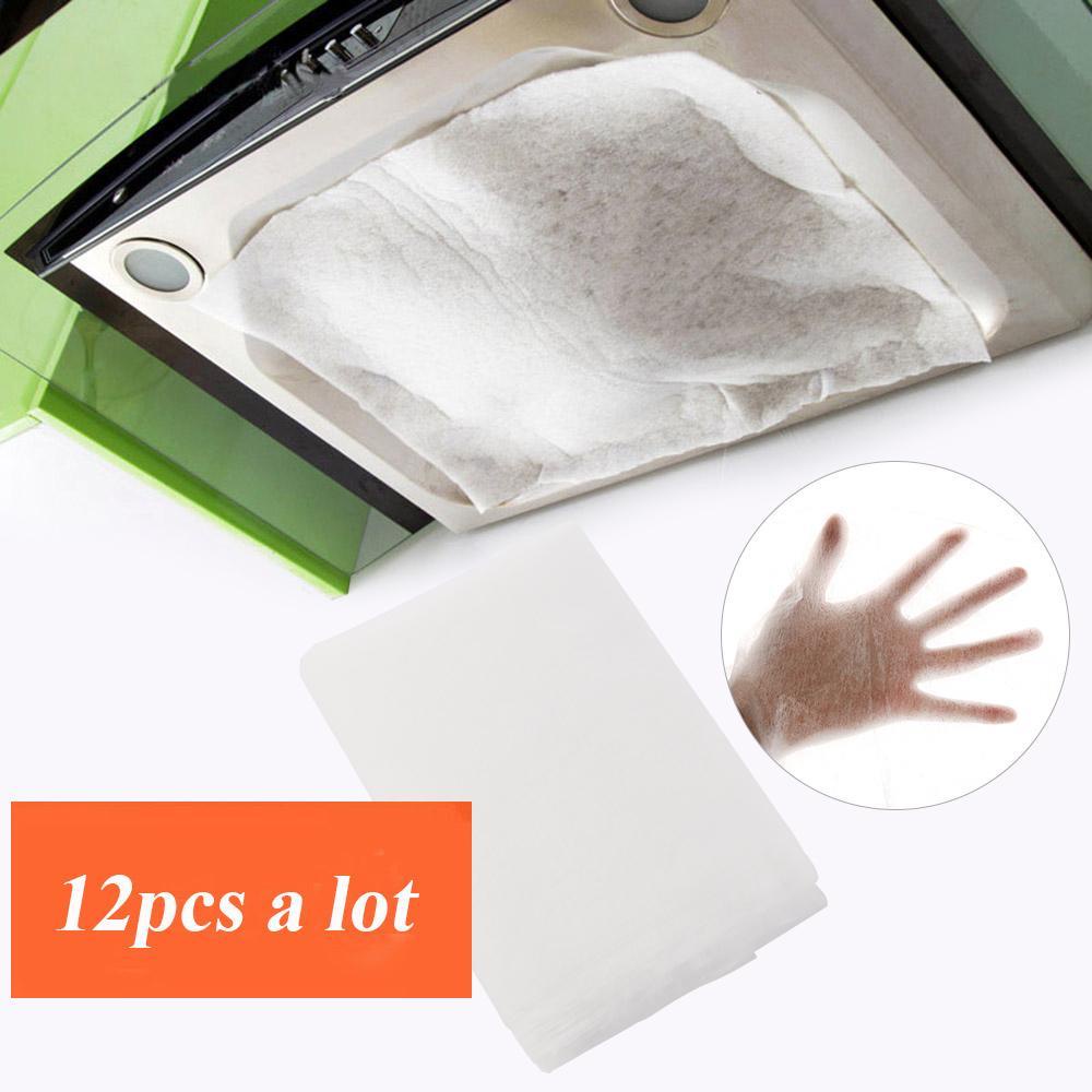 Set 12 Tấm Giấy Cotton Không Dệt Lót Mũ Trùm Đầu Hấp Thụ Tốt Tiện Dụng