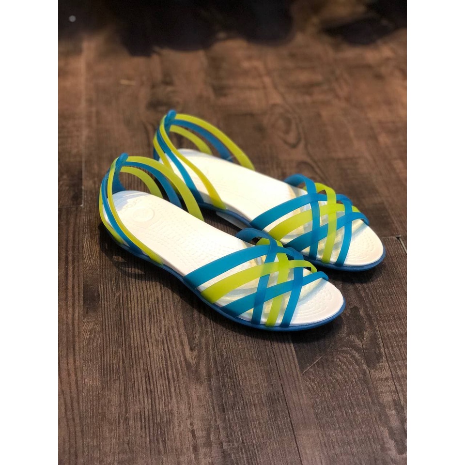 Giày Cross Sandal Nữ Hurache Flat Quai Chéo, Size 35 36 37 38 - Sấu Vui Vẻ