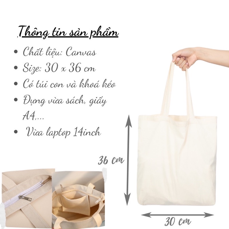 Túi tote in theo yêu cầu hình cà phê