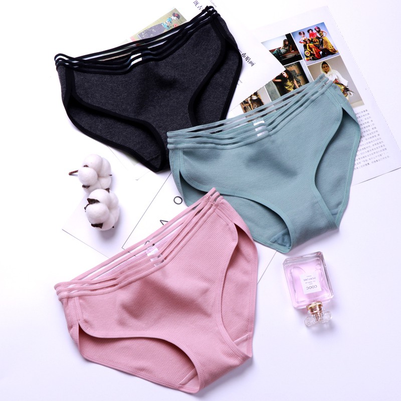 Quần lót nữ muji gân sợi tăm tre kháng khuẩn hàng xuất Nhật đẹp cao cấp siêu mát