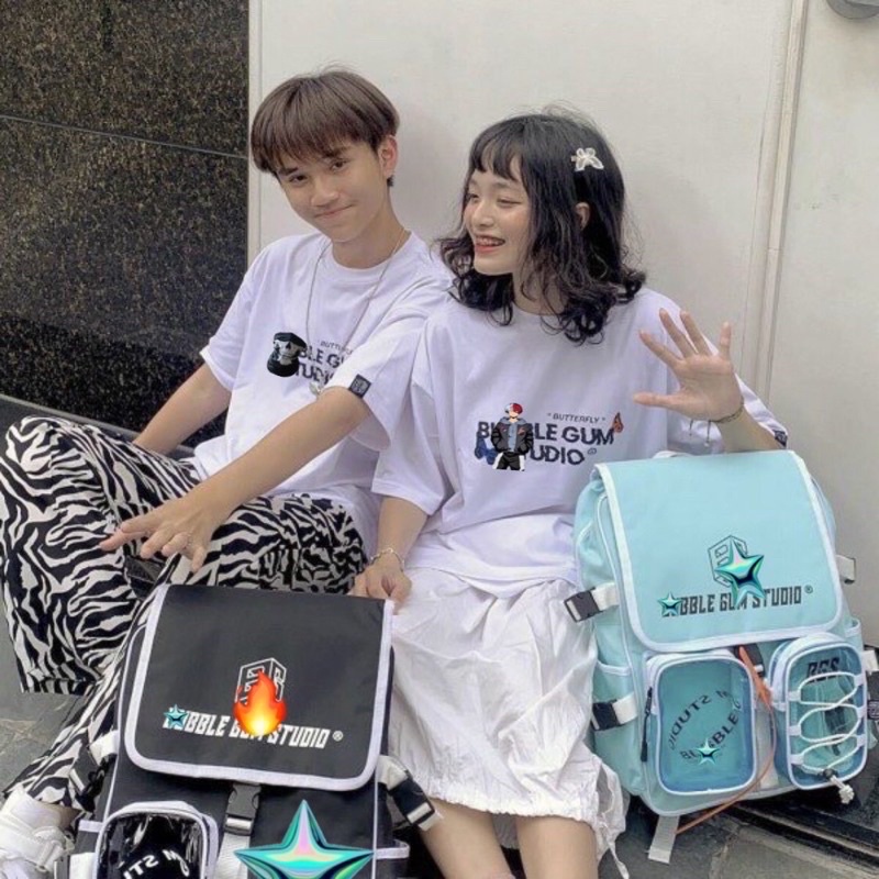 Balo thời trang đi học nam nữ Bubble Gum Studio