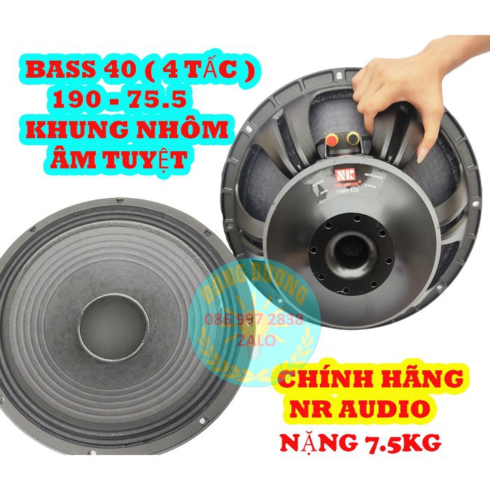 THANH LÝ- CỦ LOA RỜI 40 NR AUDIO CÔN 76 HÀNG CHÍNH HÃNG - HÀNG CHẤT LƯỢNG