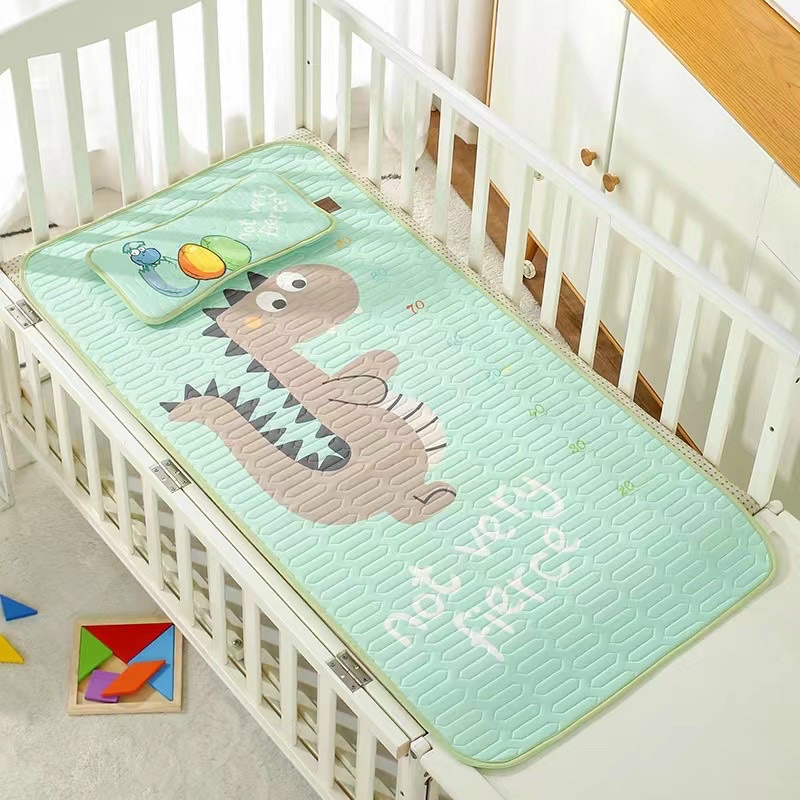 Chiếu điều hoà tencel kèm gối cho bé