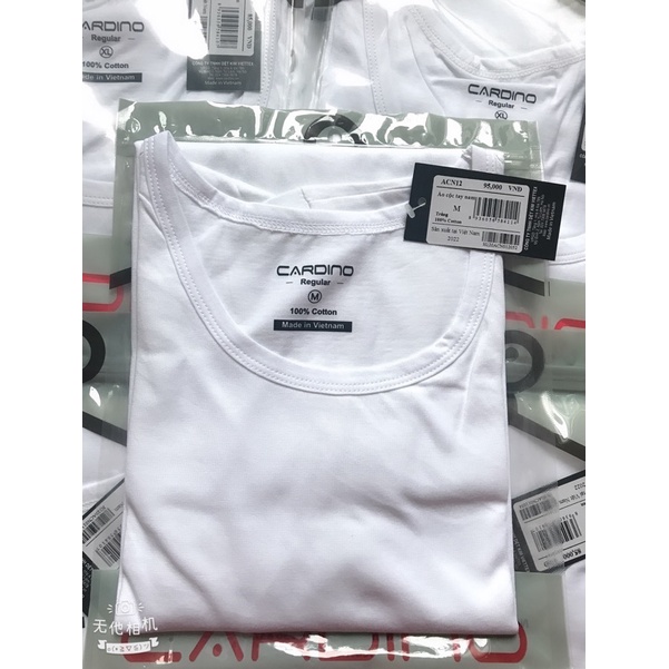 Áo ba lỗ, áo cộc tay nam CARDINO chính hãng 100% cotton ( ảnh thật)