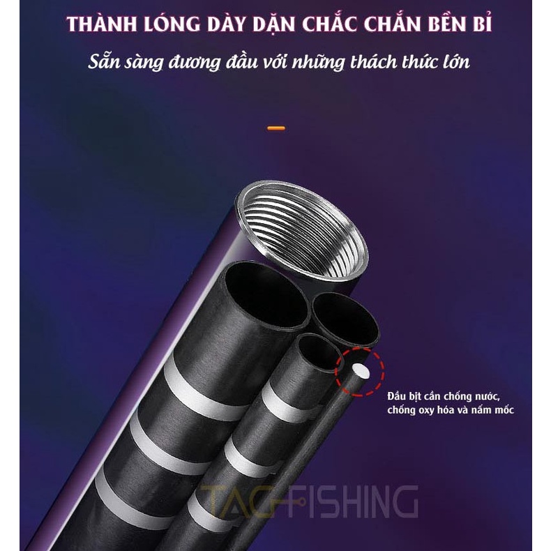 Cần Câu Tay Đơn Đài Gama FX Khải Hoàn Độ Cứng 6H Chất Liệu Cao Cấp Chuyên Câu Cá Tổng Hợp