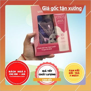 Sữa rửa mặt ponds white beauty 50g tặng kèm mặt nạ săn chắc