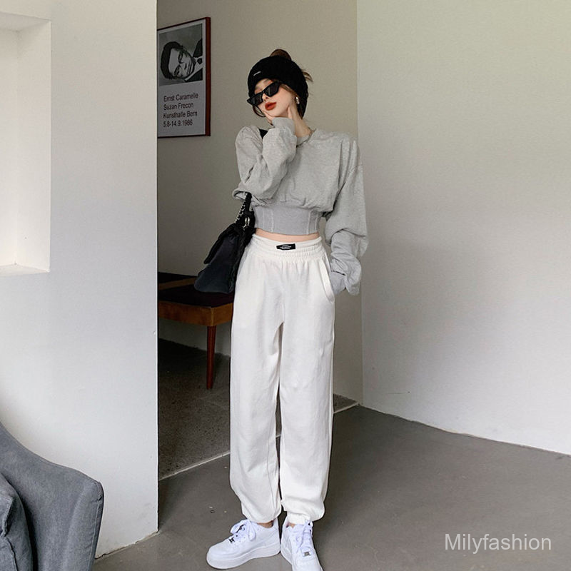 💕Milyfashion Ladies grey color sweatshirt High Waist | BigBuy360 - bigbuy360.vn