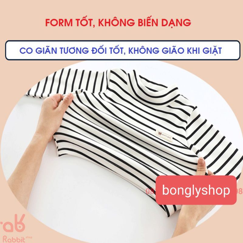 Áo giữ nhiệt cổ 3 phân Quảng Châu đẹp cho bé trai bé gái