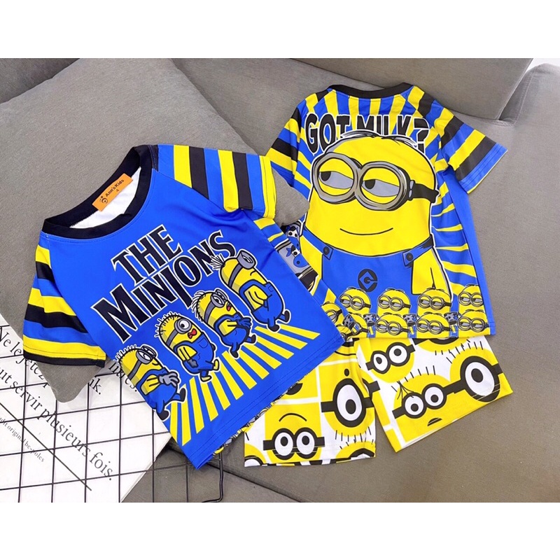 Bộ 3D thun lạnh bé trai