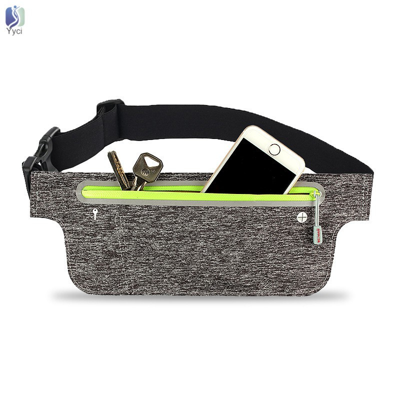 Yy Unisex Waist Pack Waterproof Fanny Bag Adjustable Belt Phone Pouch for Sports Running Gym @VN