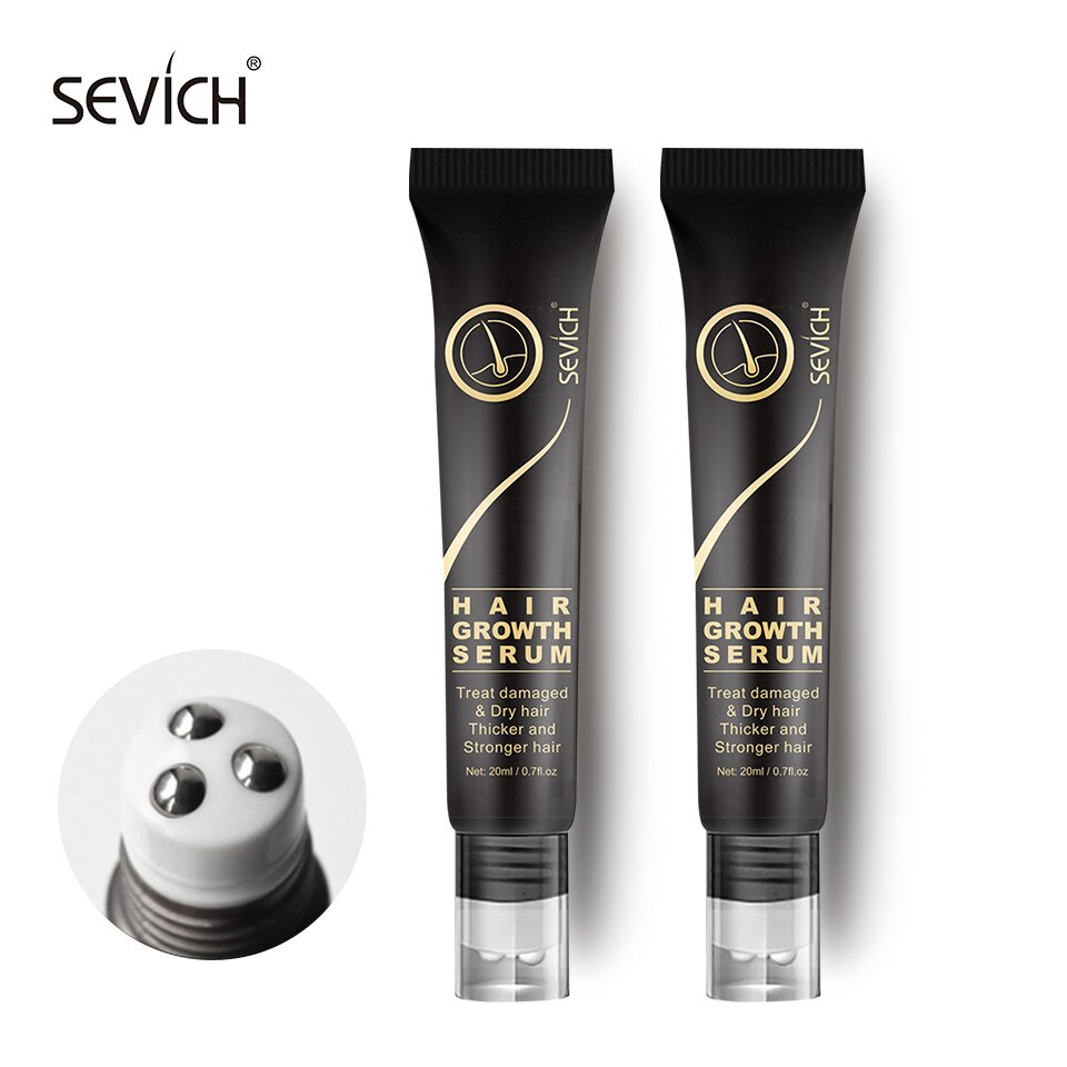 Serum SEVICH dung tích 20ml chiết xuất từ gừng massage da đầu chống rụng tóc