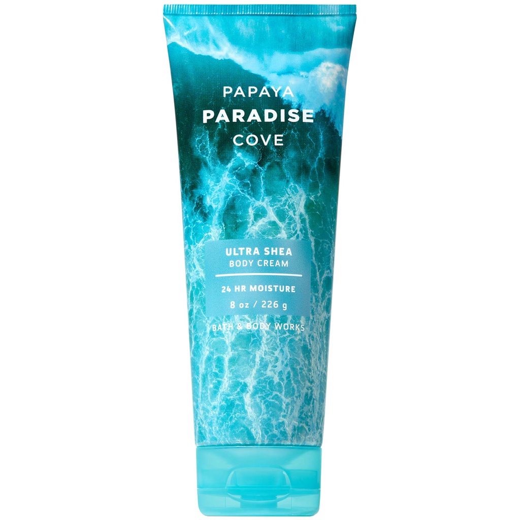 Kem dưỡng ẩm Bath &amp; Body Works body cream 226g - Papaya Paradise Cove (Mỹ)