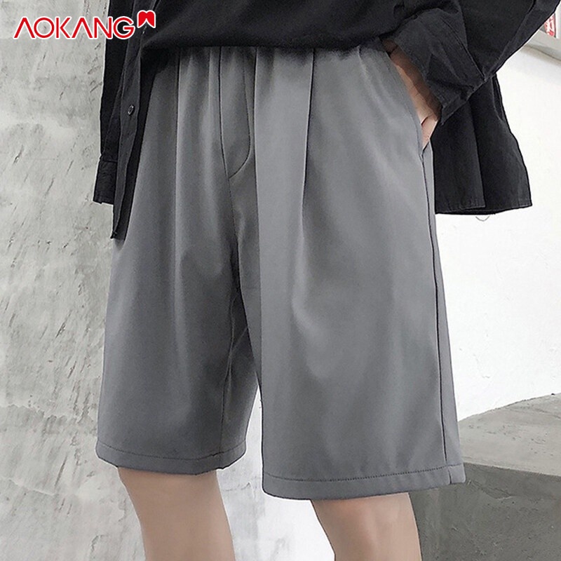 Quần short thể thao AOKANG dáng rộng lưng thun co giãn cá tính thời trang dành cho nam