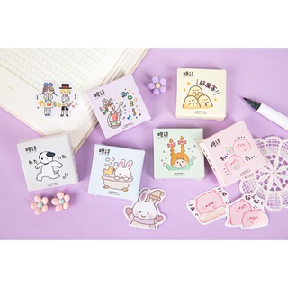 Bộ Hình Dán Sticker Series Tiểu Sủng Ái 45 Miếng dễ thương